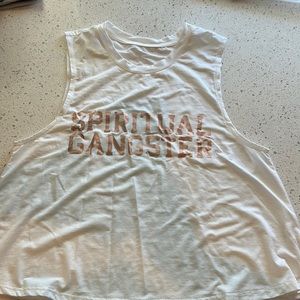 Spiritual gangster flowy racerback
